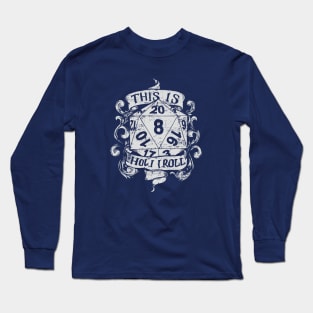 This Is How I Roll Hand Drawn White Long Sleeve T-Shirt